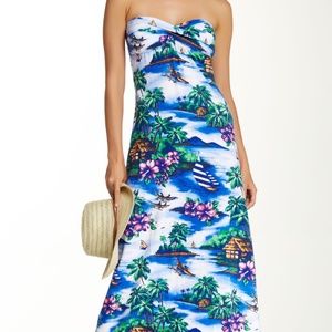 Worn Twice Tommy Bahama Maxi Dress, Size SP